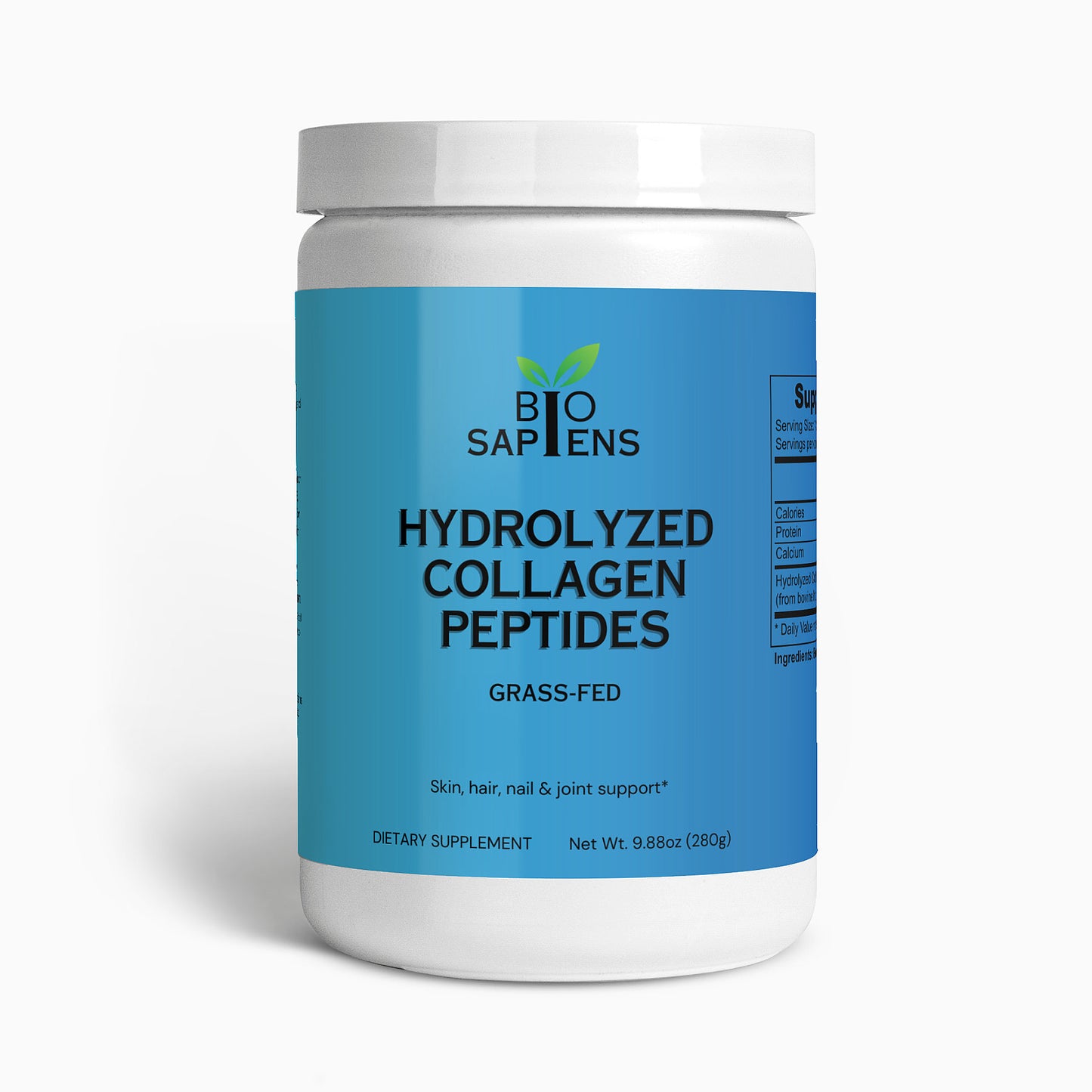 Peptides de collagène hydrolysés nourris à l’herbe