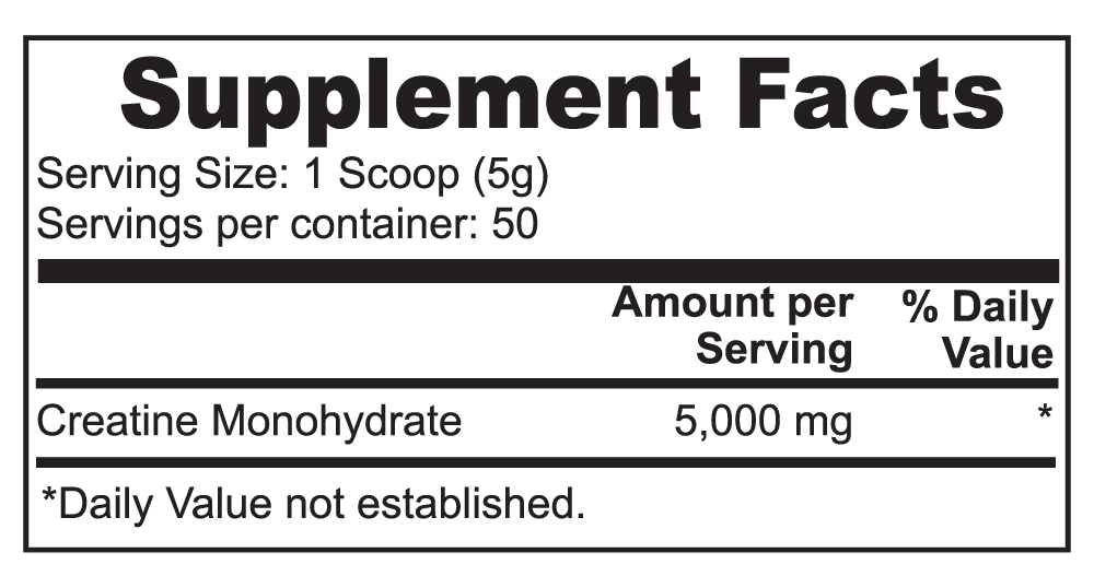 Monohydrate de créatine